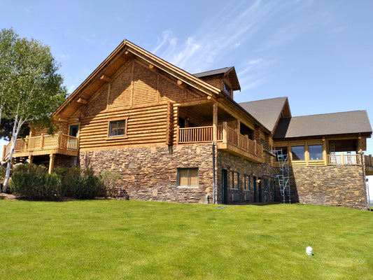 LOG HOME READY TO APPLY LOVITTS NATURAL GOLD STAIN