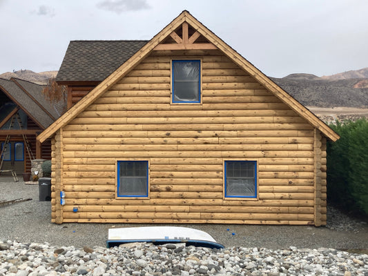 LOG SIDING READY TO STAIN