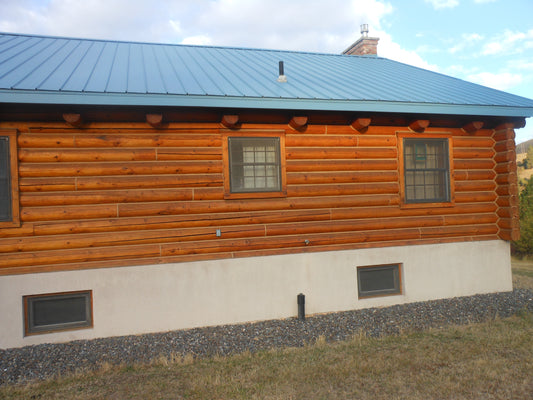 SOUTH SIDE OF LOG HOME