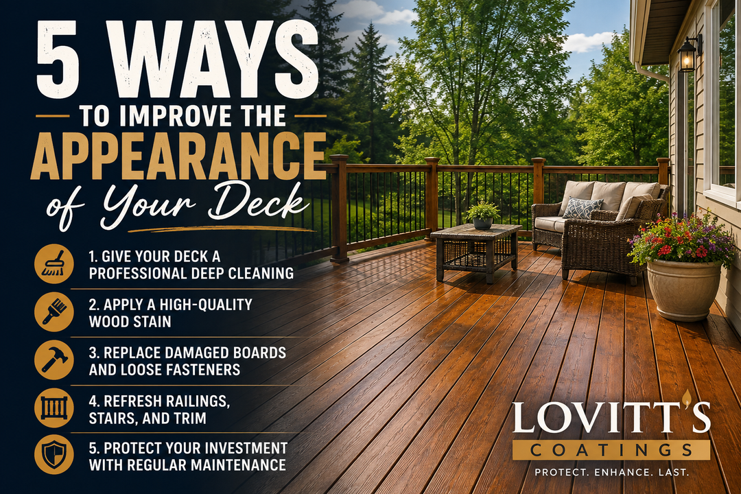 5 Ways To Improve The Appearance Of Your Deck