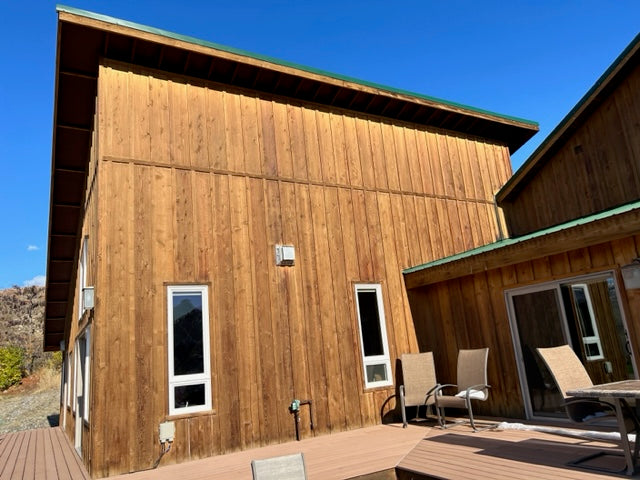 CEDAR SIDING WITH BORATE APPLIED