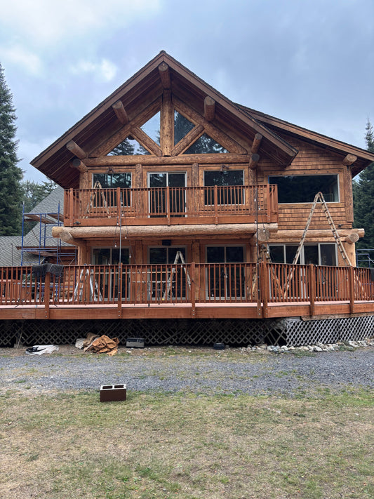 Best Log Home Stain for Harsh Weather