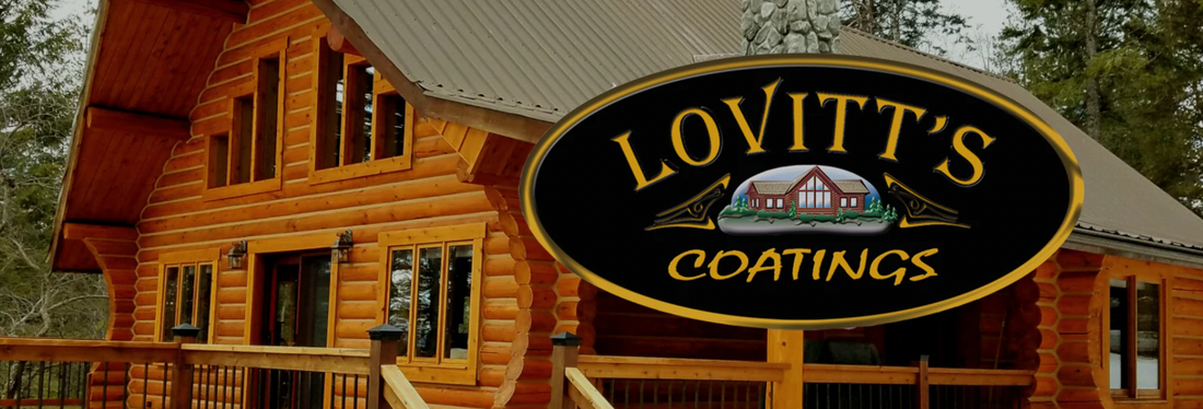 Log Cabin Stain Restoration From Lovitt's Coatings